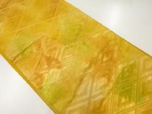 アンティーク 菱模様織出し袋帯(材料)